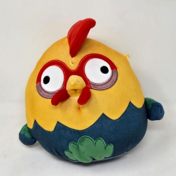 Disney Squishmallow Heihei Rooster 8" Soft Moana Crazy Chicken Plush - Picture 1 of 10